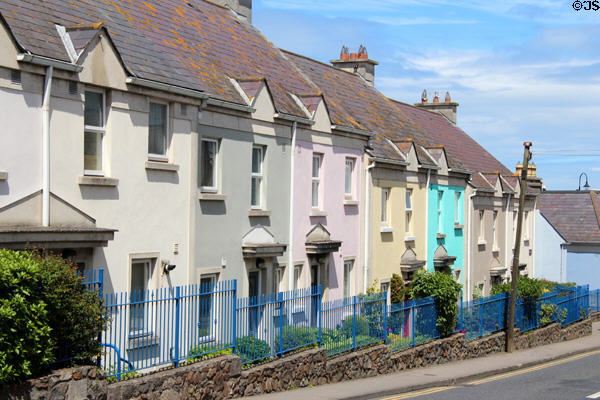 Row houses. Howth, Ireland.