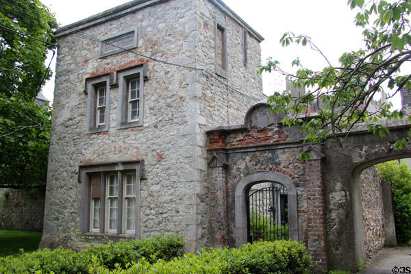Gateway at Howth Castle. Howth, Ireland.