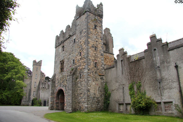 Tower structures at Howth Castle. Howth, Ireland.