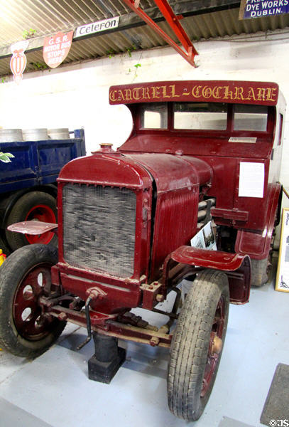 International Harvester tractor converted to delivery truck (c1928-52) at National Transport Museum. Howth, Ireland.