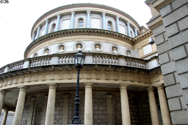 Rotunda entrance building (1890) (Kildare St.) of National Museum of Ireland Archaeology. Dublin, Ireland. Architect: Thomas Newenham Deane & Thomas Manly Deane.