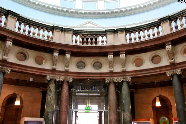 Entrance hall architecture at National Museum of Ireland Archaeology. Dublin, Ireland.