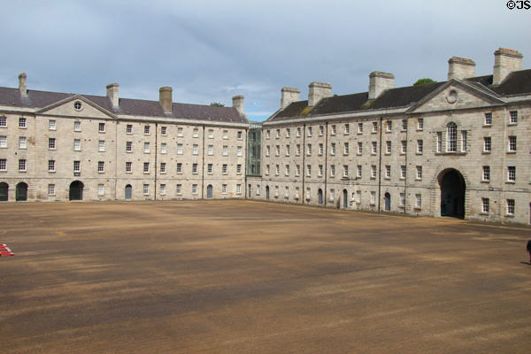 Former barrack buildings now National Museum Decorative Arts & History. Dublin, Ireland.