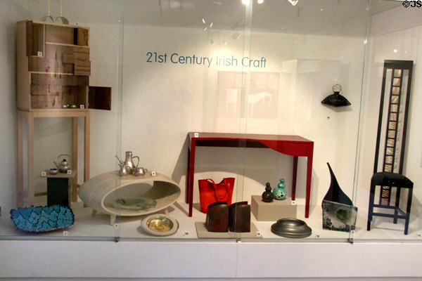 21st Century Irish crafts at National Museum Decorative Arts & History. Dublin, Ireland.