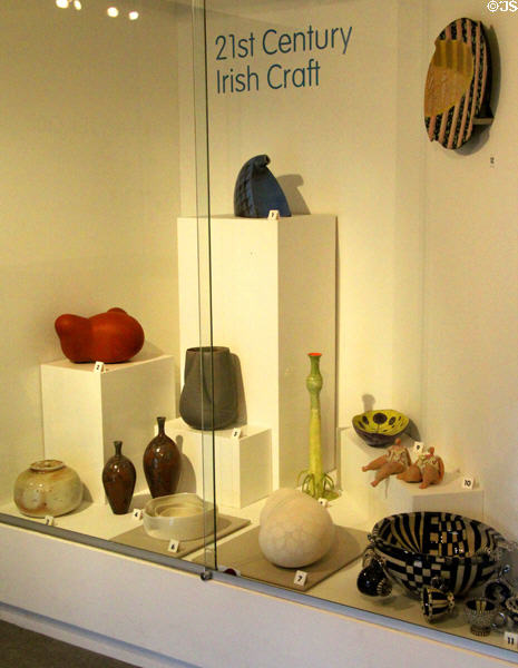 21st Century Irish crafts at National Museum Decorative Arts & History. Dublin, Ireland.