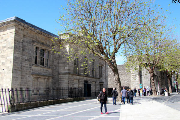 Kilmainham Gaol along Inchicore Road. Dublin, Ireland.