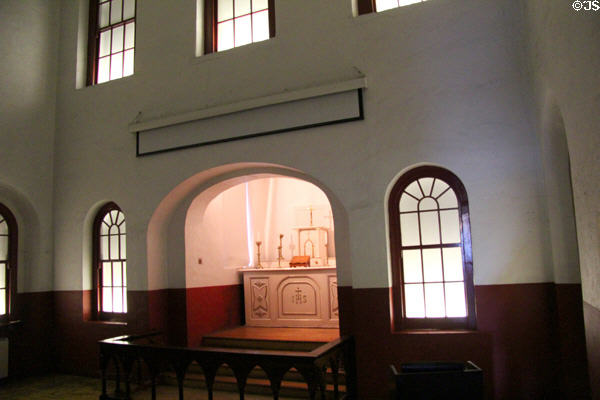 Prison chapel at Kilmainham Gaol. Dublin, Ireland.