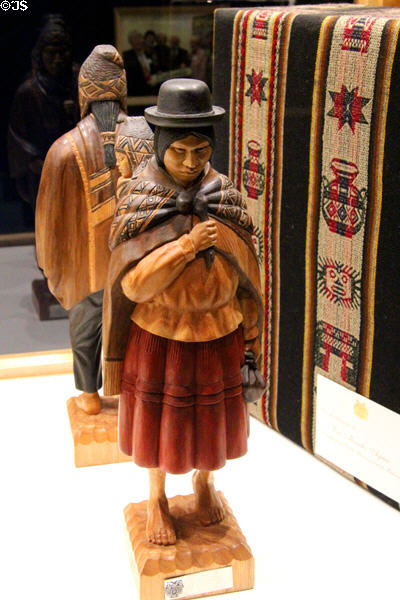 South American art given to former Irish president at Aras an Uachtarain. Dublin, Ireland.