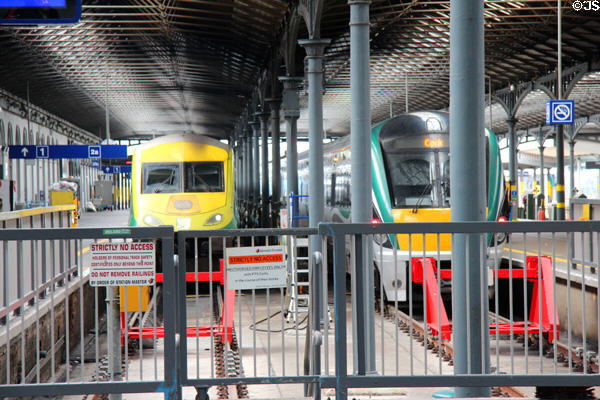 Heuston Rail Station. Dublin, Ireland.