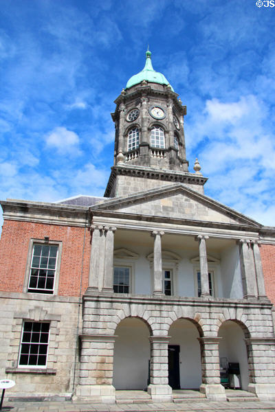Bedford Hall & Tower on Upper Castle Yard at Dublin Castle. Dublin, Ireland.