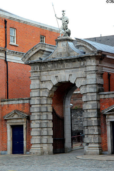 Bedford gate at Dublin Castle. Dublin, Ireland.