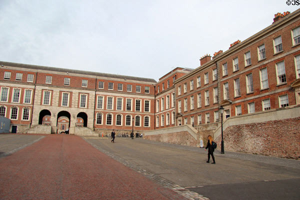 Lower Castle Yard at Dublin Castle. Dublin, Ireland.