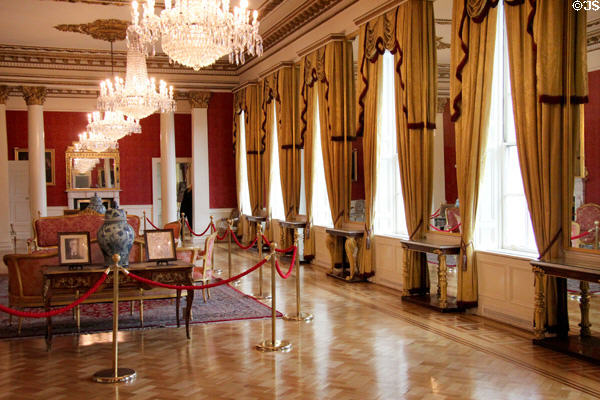 State Drawing Room at Dublin Castle. Dublin, Ireland.