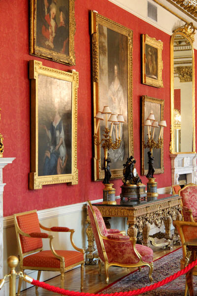 Artwork in State Drawing Room at Dublin Castle. Dublin, Ireland.
