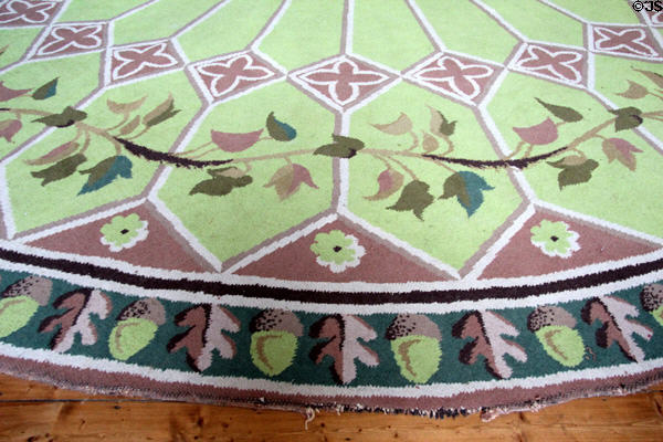 Carpet in Gothic Room at Dublin Castle. Dublin, Ireland.