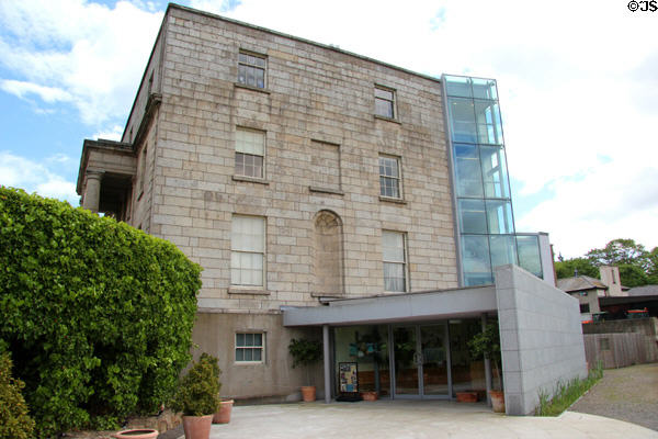 Side view of at Pearse Museum with modern functional additions. Dublin, Ireland.