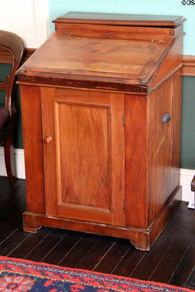Standing desk in Patrick Pearse's Office at Pearse Museum. Dublin, Ireland.