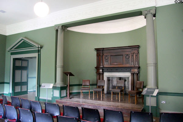 Halla Mór school study hall at Pearse Museum. Dublin, Ireland.