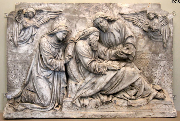 Death of St Joseph sculpture by Pearse & Son at Pearse Museum. Dublin, Ireland.