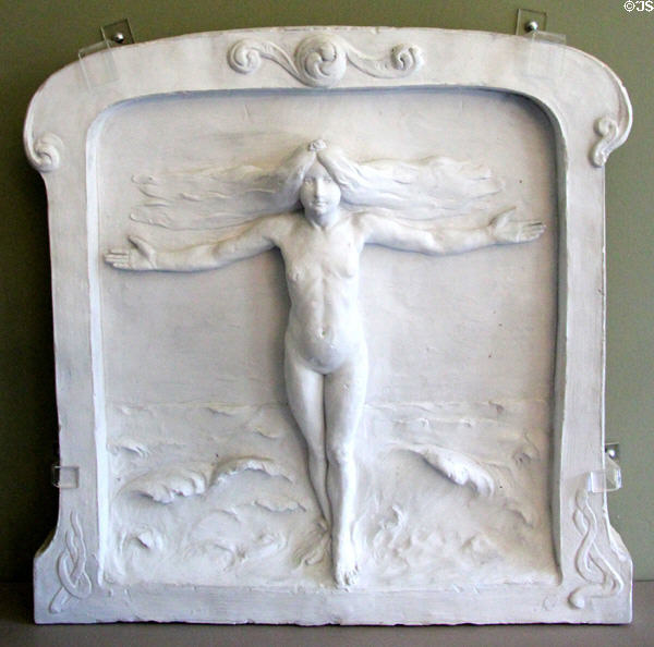 Éire sculpture by William Pearse at Pearse Museum. Dublin, Ireland.