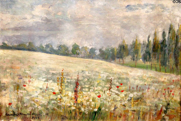 Untitled painting (1909) by Count Casimir Dunin-Markievicz at Pearse Museum. Dublin, Ireland.