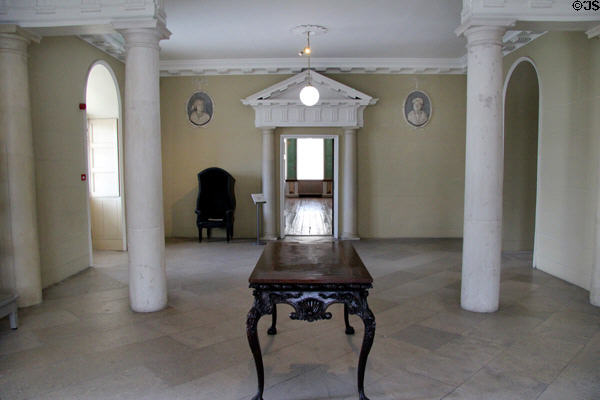 Entrance hall at Rathfarnham Castle. Dublin, Ireland.