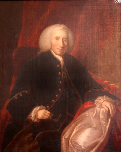 Portrait of Loftus family member at Rathfarnham Castle. Dublin, Ireland.