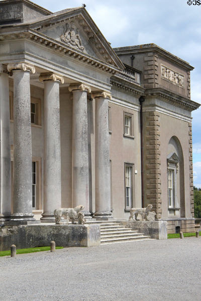 Portico of Emo Court. Ireland.