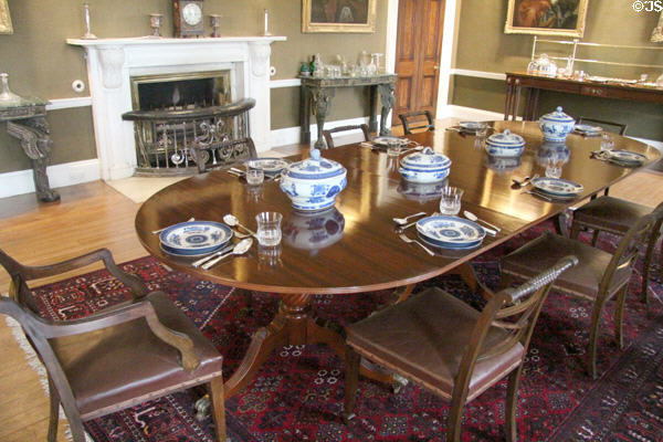 Dining room at Emo Court. Ireland.