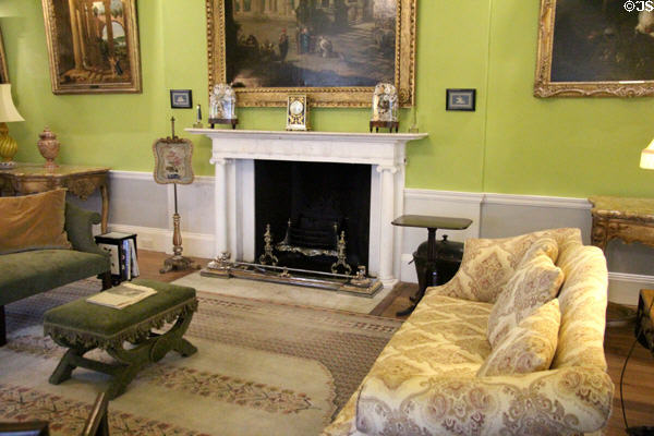 Drawing room at Emo Court. Ireland.