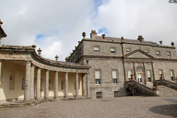 Russborough House with Palladian wings (1741-55) built for Joseph Leeson, 1st Earl of Milltown. Ireland. Architect: Richard Castle.