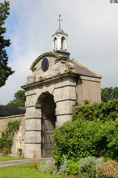 Garden archway at Russborough House. Ireland.