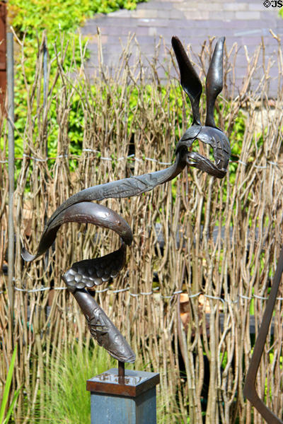 Modern sculpture garden at Russborough House. Ireland.
