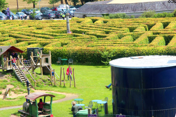 Maze & playground at Russborough House. Ireland.