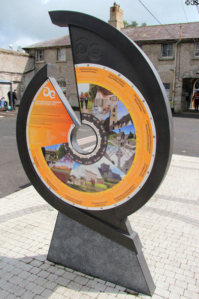 OPW sign at Russborough House. Ireland.