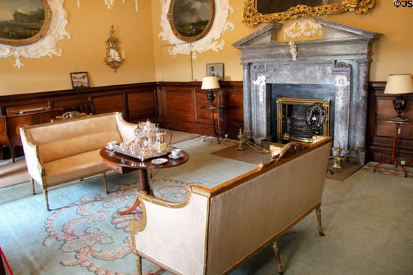 Drawing room at Russborough House. Ireland.