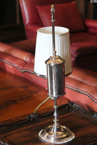 Argand lamp at Russborough House. Ireland.