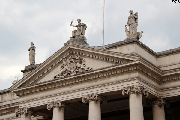 Former parliament building (18thC) now converted for use by Bank of Ireland. Dublin, Ireland.