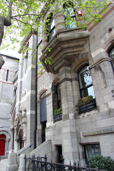 Royal Irish Academy on Dawson Street. Dublin, Ireland.