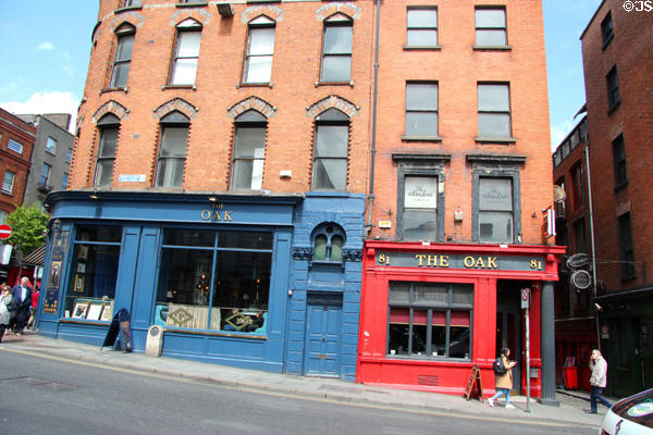 The Oak restaurant on Dame St. Dublin, Ireland.