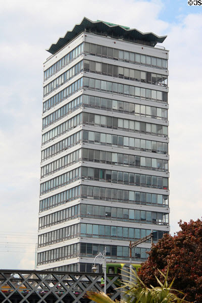 Liberty Hall (1965) (Eden Quay). Dublin, Ireland. Architect: Desmond Rea O'Kelly.