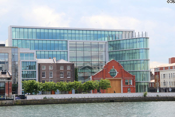 Campshire Hall on Sir John Rogerson's Quay. Dublin, Ireland.