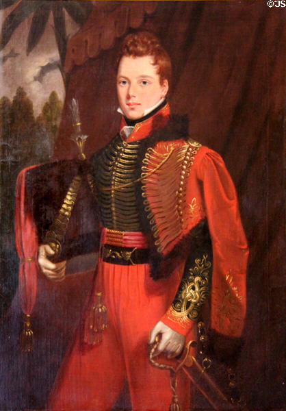 Portrait of Morgan O'Connell (c1819/20) by unknown in dining room at Derrynane House. Ireland.