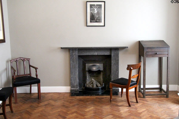 O'Connell's study at Derrynane House. Ireland.