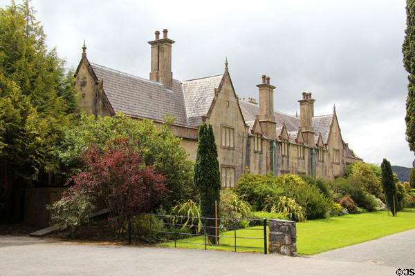 Muckross House with surrounding gardens in Killarney National Park. Killarney, Ireland.