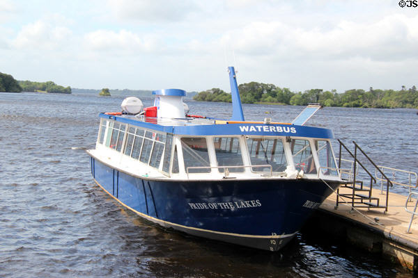 Waterbus transportation on Lough Leane in Killarney National Park. Killarney, Ireland.