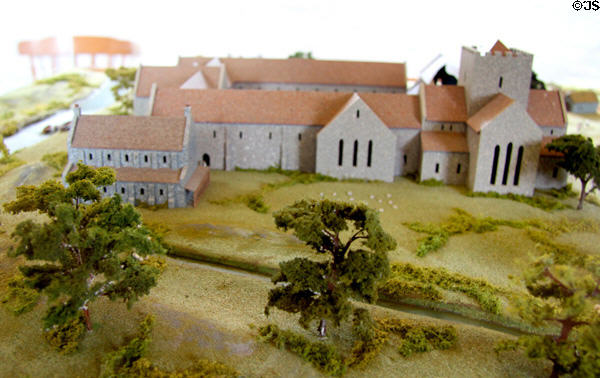 Model of Boyle Abbey. Knocknashee, Ireland.