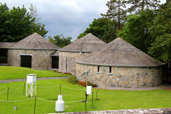 Museum buildings at Clonmacnoise. Ireland.