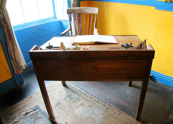 School room desk at Strokestown Park. Vesnoy, Ireland.