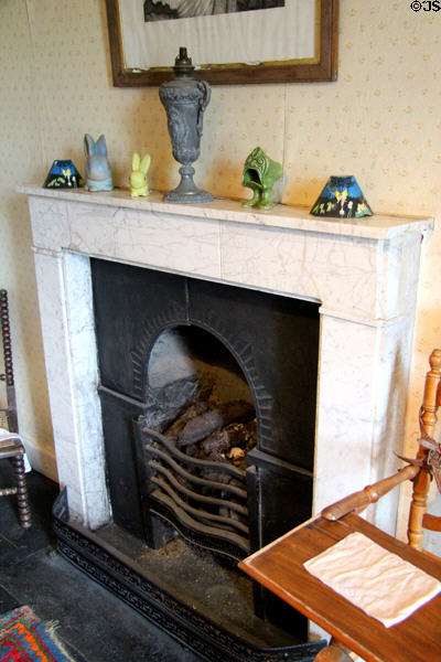 Fireplace at Strokestown Park. Vesnoy, Ireland.